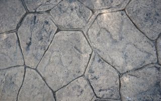 a close up view of a stone pavement